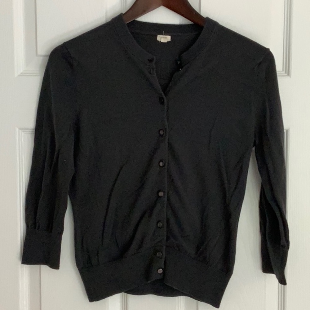 J.CREW crew neck cardigan